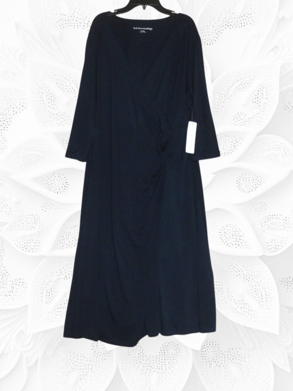 Soft Surroundings XL Women's Navy Blue "Hyannis" Dress - NWT